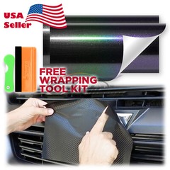 PET Galaxy Dust Gloss Vinyl Wrap For Chevy Bowtie Emblem Overlay Sheet Decal