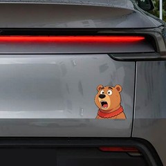 Surprised Animal Stickers Vinyl Waterproof Personalized for Window Laptop Wall