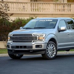 Ford F-150 Pickup Front Windshield Decal Graphics in White