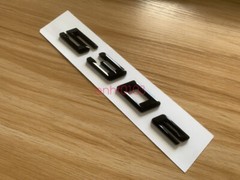 Gloss Black 3D ABS Letters Trunk 530e Emblem Rear Badge for BMW 2017-2022 530e-