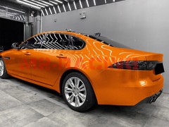Gloss Glitter Orange Sparkle Metallic Car Vinyl Wrap Sticker Decal Sheet Film