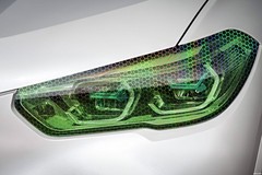 Headlight Hex Holographic Gloss Emerald Green Taillight Tint Film Fog Honeycomb