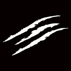 Car Monster Claw Scratch Vinyl Sticker For Car Decal Hood Headlight Decoration