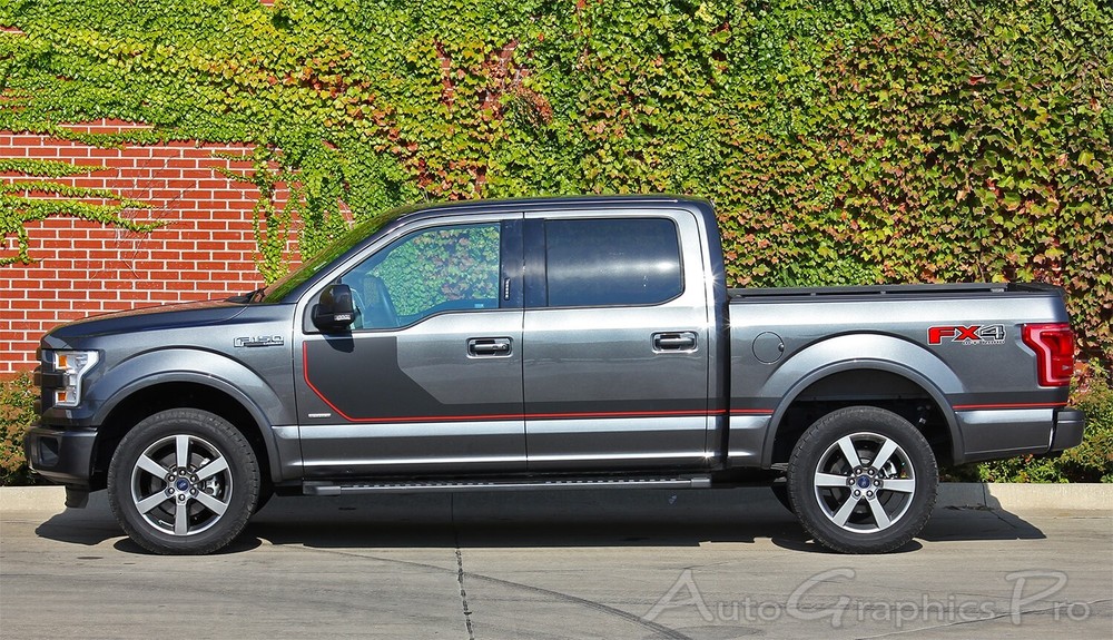 2015-2020 Hockey Side Vinyl Graphics Kit Decals Stripes SIDELINE for Ford F-150