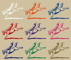 Bronc Cowboy Horse Riding Rodeo Western Car Truck Window Vinyl Decal Sticker
