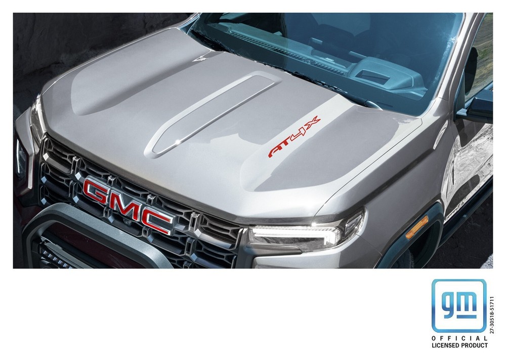 2023 2024 2025 GMC Canyon AT4X Red Hood Decals Set of 2 GM Licensed Product