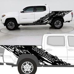 Truck Mud Splash Vinyl Decal Graphic Sticker for Toyota Tacoma. 2005-2024. #6779