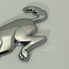 2pcs Silver for 2020-2022 Rear 3D Bucking Horse Tailgate 3D New Ornaments