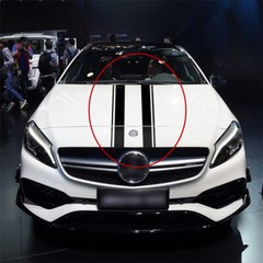 Hood Decal Line Stripes Graphics Vinyl Stickers Decoration For Car Truck Bonnet