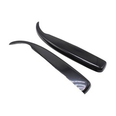 2 Pieces Headlight Spoilers Easy to Install Headlight Eyebrow Eyelids Trim Cover