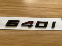 Gloss Black 3D ABS Letters Trunk 640i Emblem Rear Badge for BMW 2017-2022 640i