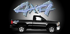 2 4×4 Truck Bedside Decals Stickers-A17C4X4