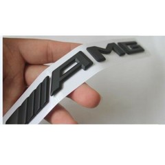 A-Class W177 2018+ Matte black Trunk Emblem Decal Badge AMG/A35/TURBO 4matic