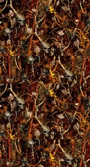 Human Skull Blaze MATTE Rocker Wrap Truck Wrap Skull Camouflage #04 26′ 6 Panel