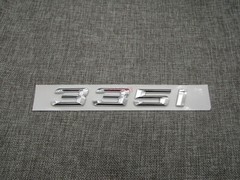 Chrome Number Trunk Rear Letters Word Emblem Badge Emblems for BMW 3 Series 335i