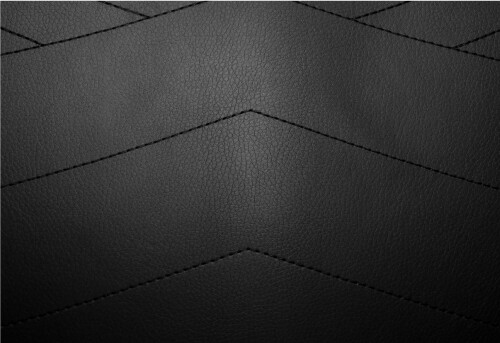 Black Leather Stitch 24×36 Graphic Decal Vinyl Car Wrap Scooter Motorcycle USA