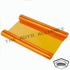 12”x78” Orange Tint Film Fit Headlamp+Taillight Protection Film