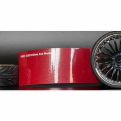 3M 2080 Scotchprint Gloss Red Metallic Vinyl Car Wrap Film | G203