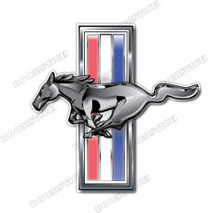 Ford Mustang GT Logo Vinyl Sticker Decal Car Truck Window Bumper Cornhole Wall