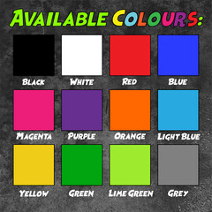 700mm CUSTOM STICKER – Vinyl Text Lettering Decal Name Shop Car Window Van Fun