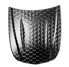VVivid 2022 VVivid+ Designer Triangles Black Carbon Fiber Vinyl Car Wrap | V481
