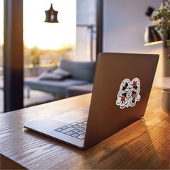 Disney Mickey & Minnie Mouse Love Heart Decal – 6″x8″ Chroma Graphics Sticker