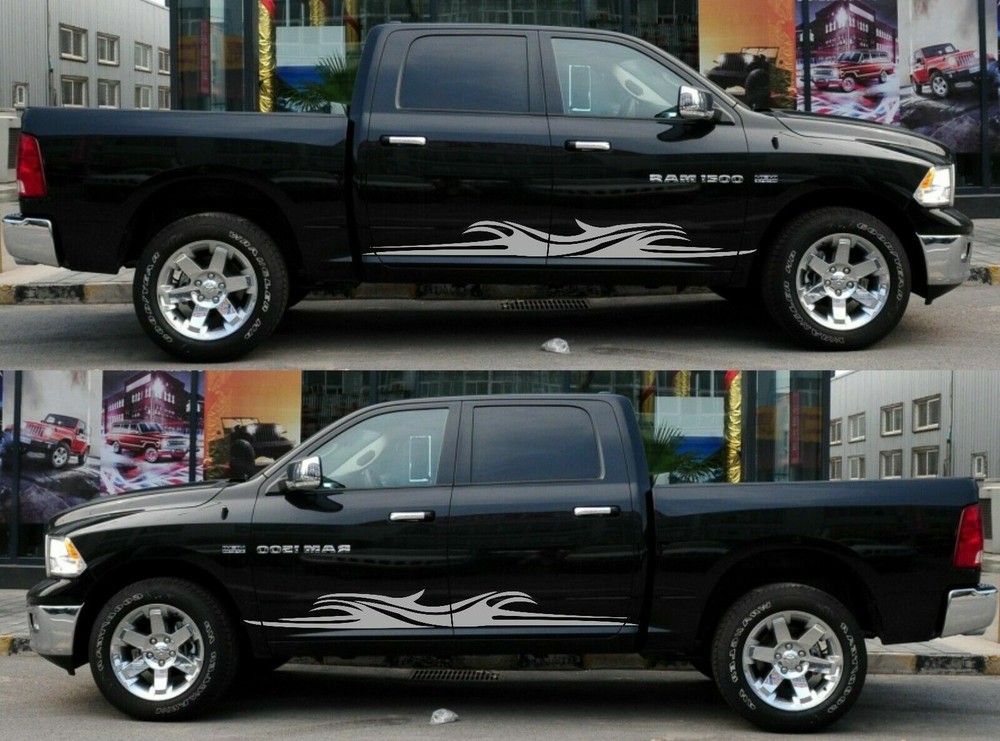 Universal Decal Vinyl Sticker SUV Truck Side BODY For Dodge Ram 1500 2500 09-18