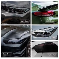 Headlight Taillight Tint Film Vinyl Wrap Car Light Smoke PVC Self-Adhesive