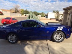 2010 11 2012 2013 2014 2015 4″ Mustang Fender Hash Mark Stripe Stripes PAIR GT