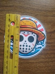 Luffy One Piece Wearing Jason Mask Unique JDM Car Truck Vinyl Decal Window…
