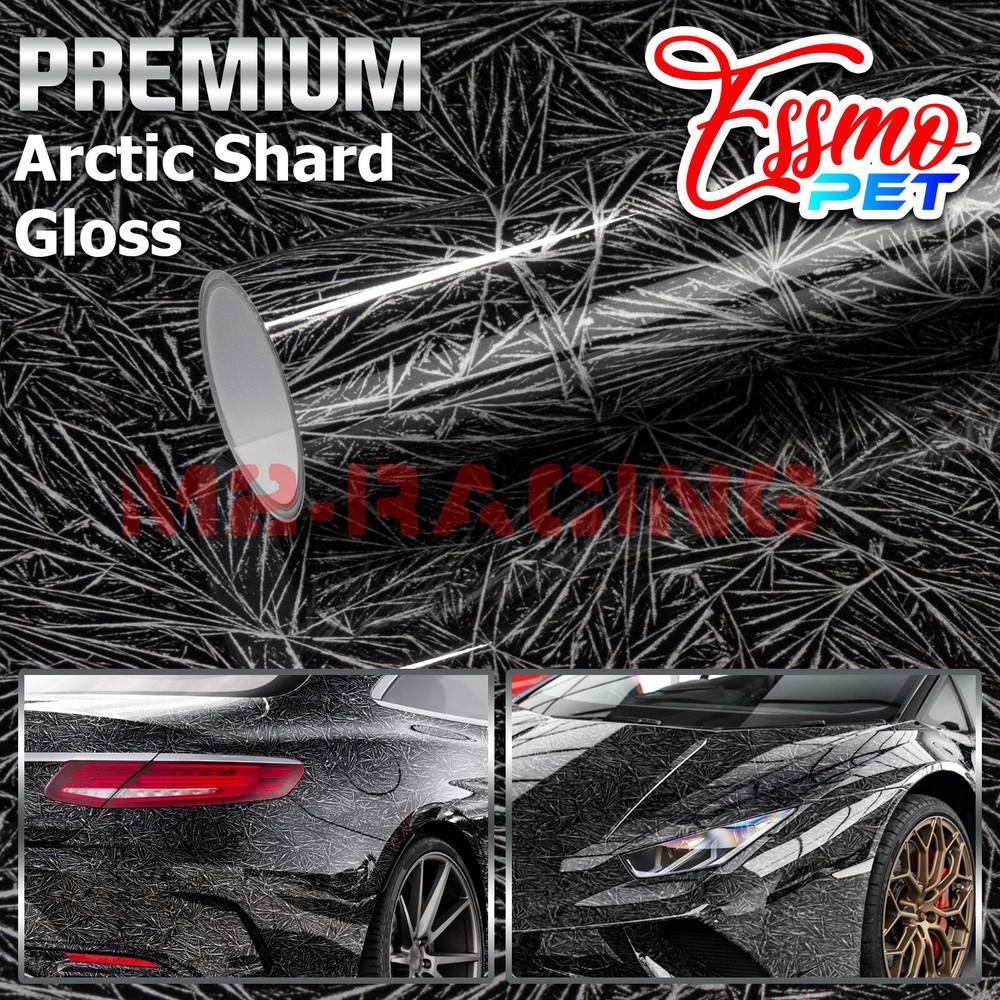 PET Arctic Shard Gloss Camo Car Auto Vehicle Vinyl Wrap Decal Sticker Sheet Film