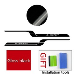 Decal Sticker Rear Side Racing Stripes 4X4 Sport for GMC Sierra 2014-Present