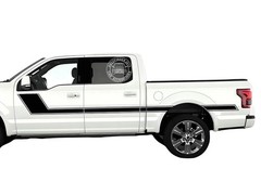 Pickup Truck Side Sticker For Ford Raptor F-150 Trunk Side Stripe Graphics Decal