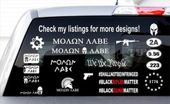 One #BLACK GUNS MATTER Decal AR15 AK Hand Gun 2A Sticker #BlackGunsMatter Glock