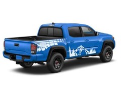 Graphic Mountain Forest Car Side Sticker For Toyota Tacoma Trunk Vinyl Decals