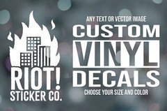 Custom Vinyl Decal – Create Your Own Decal for Cars, Drinkware, Custom Lettering