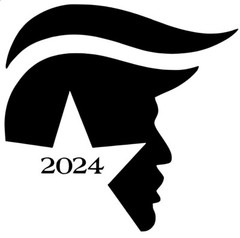 Die Cut Vinyl Decal – President Donald Trump – 2024 Maga Make America Great