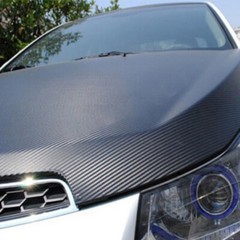 8D Auto Accessories Glossy Carbon Fiber Vinyl Film Car Interior Wrap Stickers US