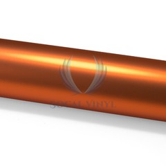 ESSMO PET Romance Chrome Lava Orange Auto Car Vehicle Vinyl Wrap Decal Sticker