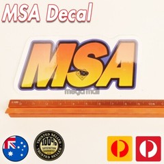 Racing Car Team Sticker MSA TWIN TURBO for your Holden Ford Ranger Audi RS etc..