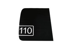 Black Front Engine Hood Sticker Decal Trim For Land Rover Defender 110 2020-2023