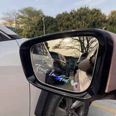 5pc Trust In God Car Side Rear View Mirror Auto Decal Truck Window Vinyl Sticker