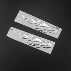 Universal 3D Fire Flame Car Sticker Auto Styling Emblem Badge Motorcycle Decal
