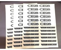 JDM Volk Rays Racing CE28 Wheel Stickers 4PCS Set Japan Design Decal