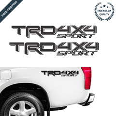2X Toyota TRD 4×4 Sport Tacoma Tundra Truck Bed Decal Sticker