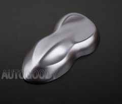 84″ x 60″ Satin Matte Chrome Metallic Dark Gray Vinyl Film Wrap Air Bubble Free