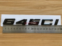 Gloss Black 3D ABS Letters Trunk 645ci Emblem Rear Badge for BMW 2017-2022 645ci
