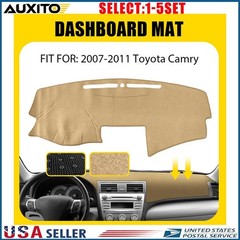 For Toyota Camry 2007 2008 2009 2010 11 Dash Mat Beige Dashboard Cover Pad 1-5X