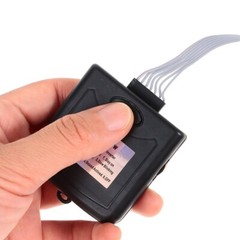 Wanted 5 Star Car Window Glow Panel Electric Marker Lamp LED Light Sticker Flash