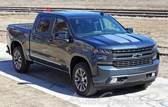 2019-2025 Chevy Silverado Hood Decals Racing Stripes BOW RALLY 3M Vinyl Graphics